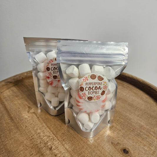 Peppermint Cocoa Bomb